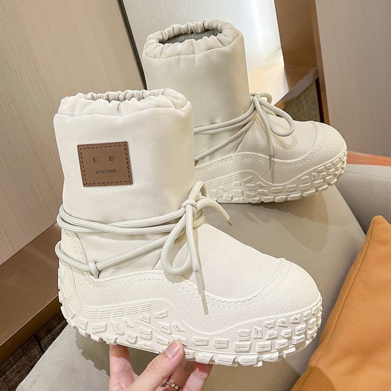 Kiss+United Thickems Warm Sleeve Cotton Boots