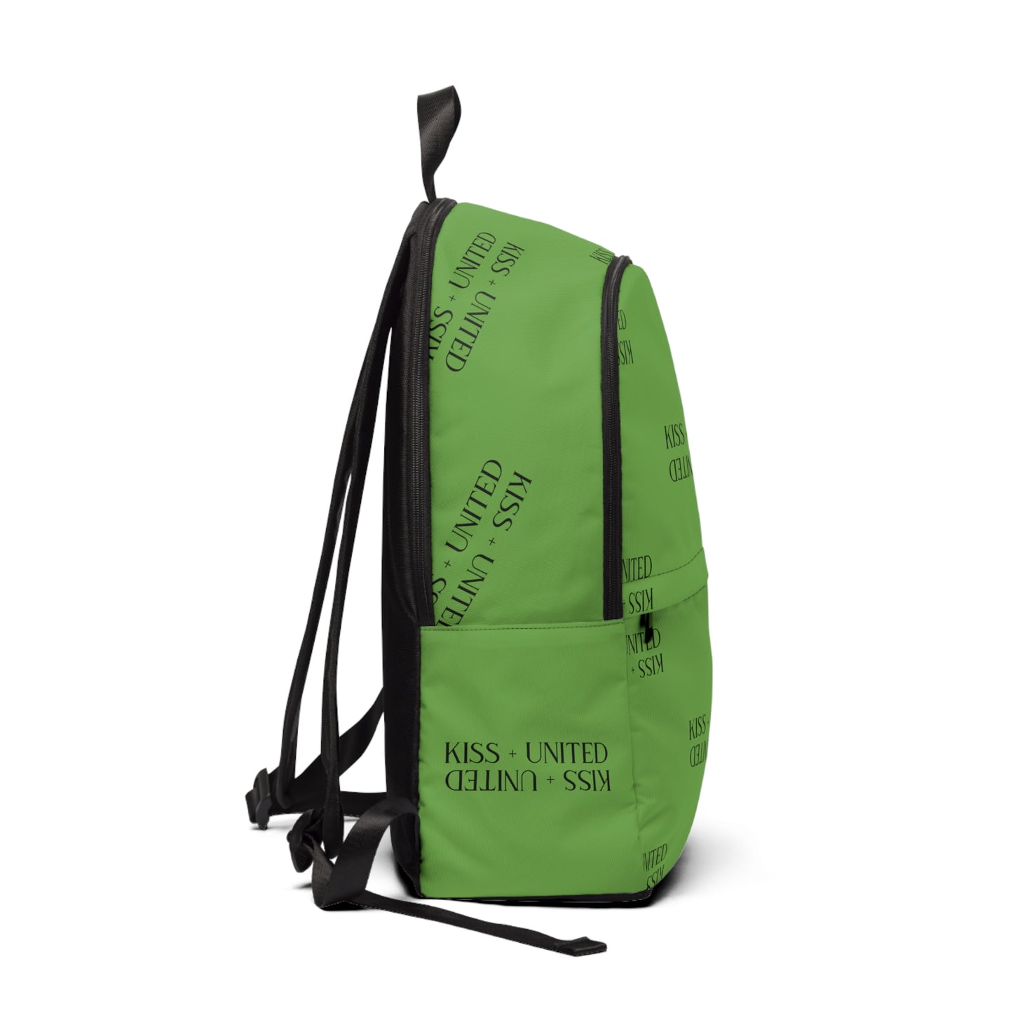 Kiss+United Unisex Fabric Back To School Backpack Slime Green