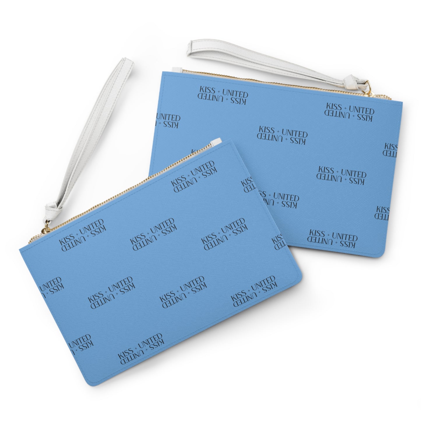 Kiss+United Wash Blue Clutch Bag