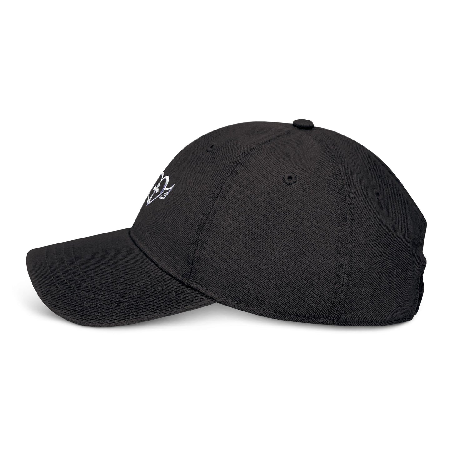 Kiss+United Embroidered Faith Kiss Denim Hat (3 Color Variant)