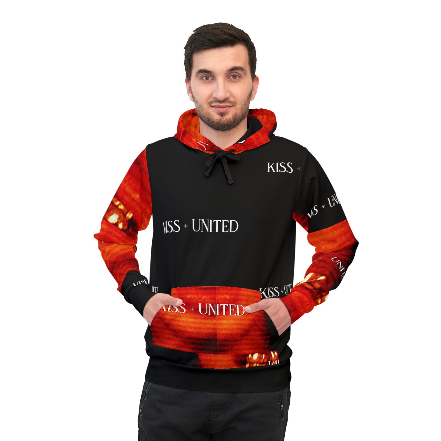 Kiss+United Blood Angel Requiem Athletic Hoodie (AOP)