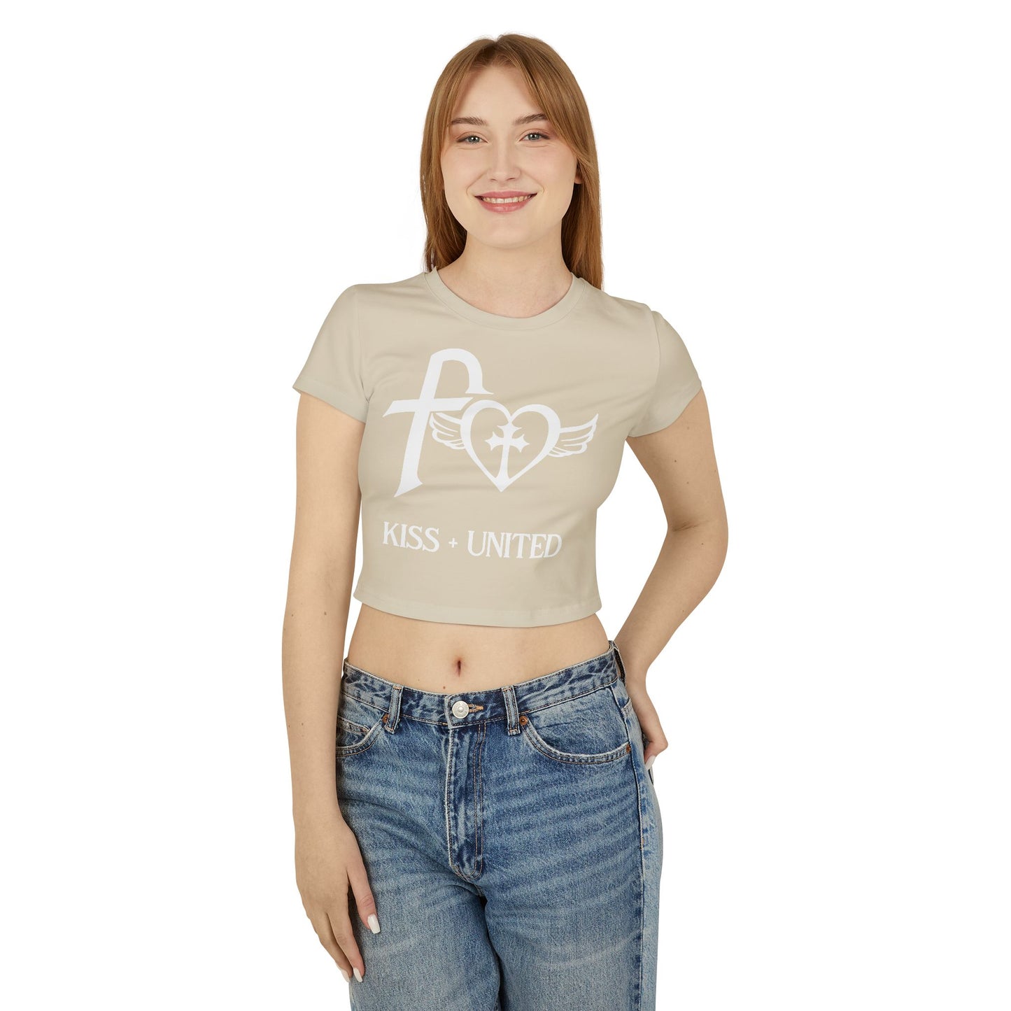 Kiss+United Faith Signature Sand Brown V2 Women's Baby Tee