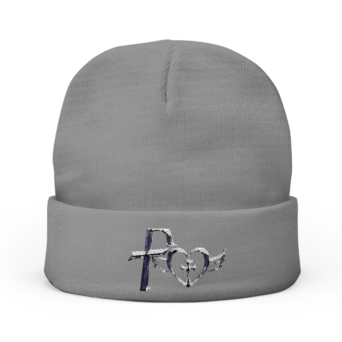 Kiss+United Stylish Embroidered Knit Beanie