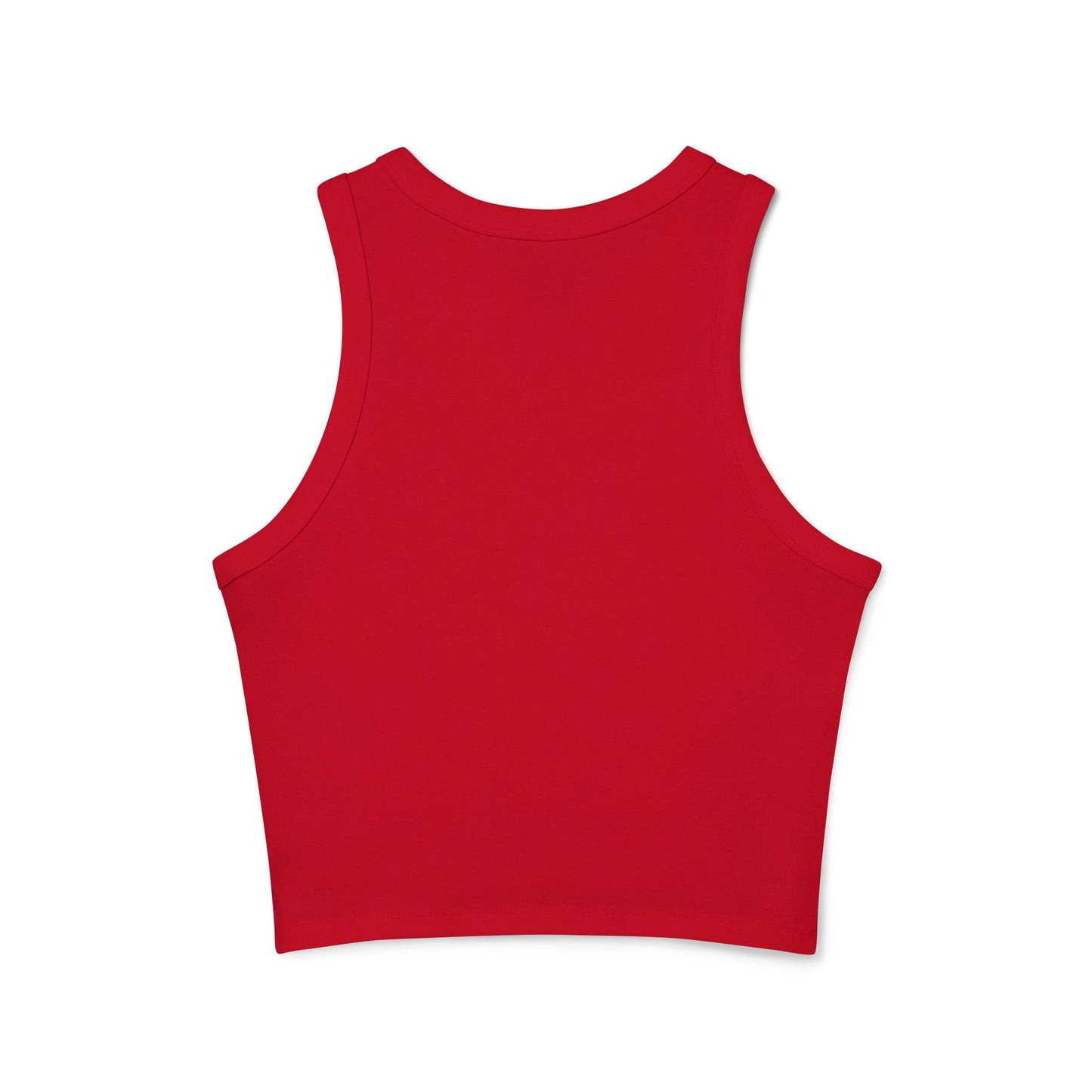 Kiss+United Faith White LG Women's Micro Rib Racer Tank Top