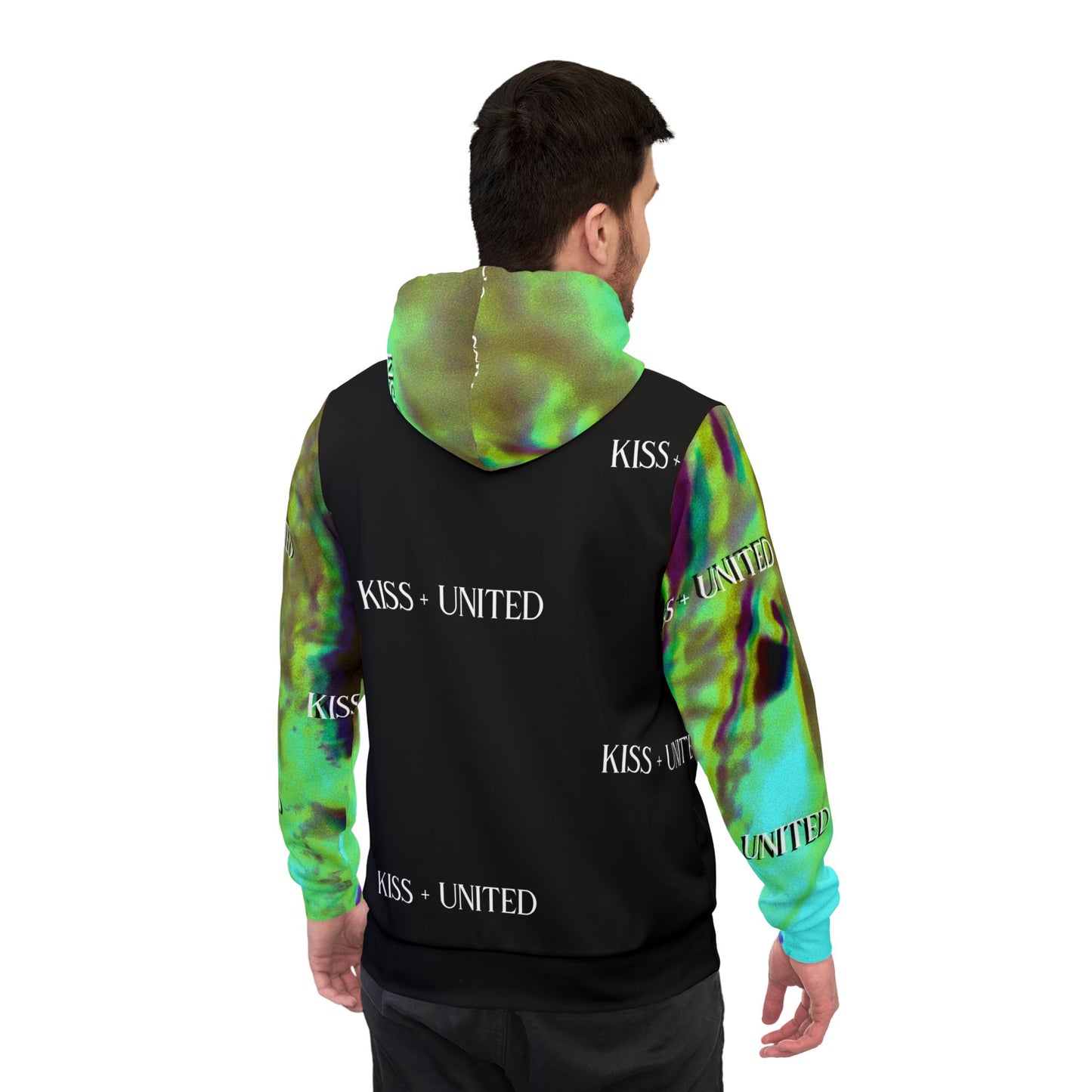 Kiss+United CARTI W0CKSTVR Athletic Hoodie (AOP)