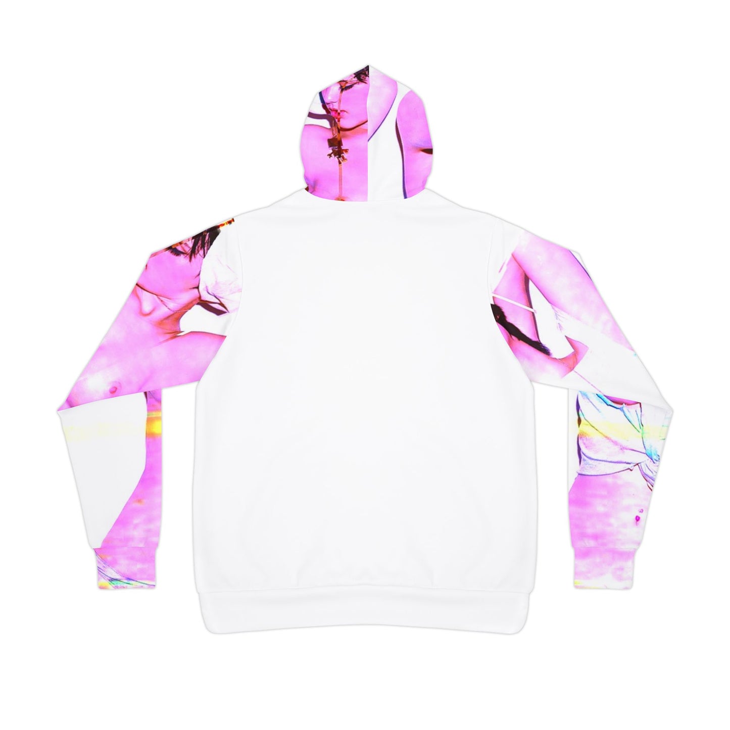 Kiss+United Nudestress Pink Athletic Hoodie (AOP) Plain