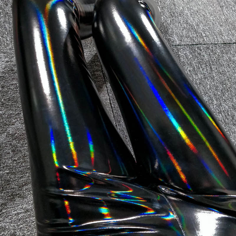 Kiss+United Leather PU Laser Mirror Pants