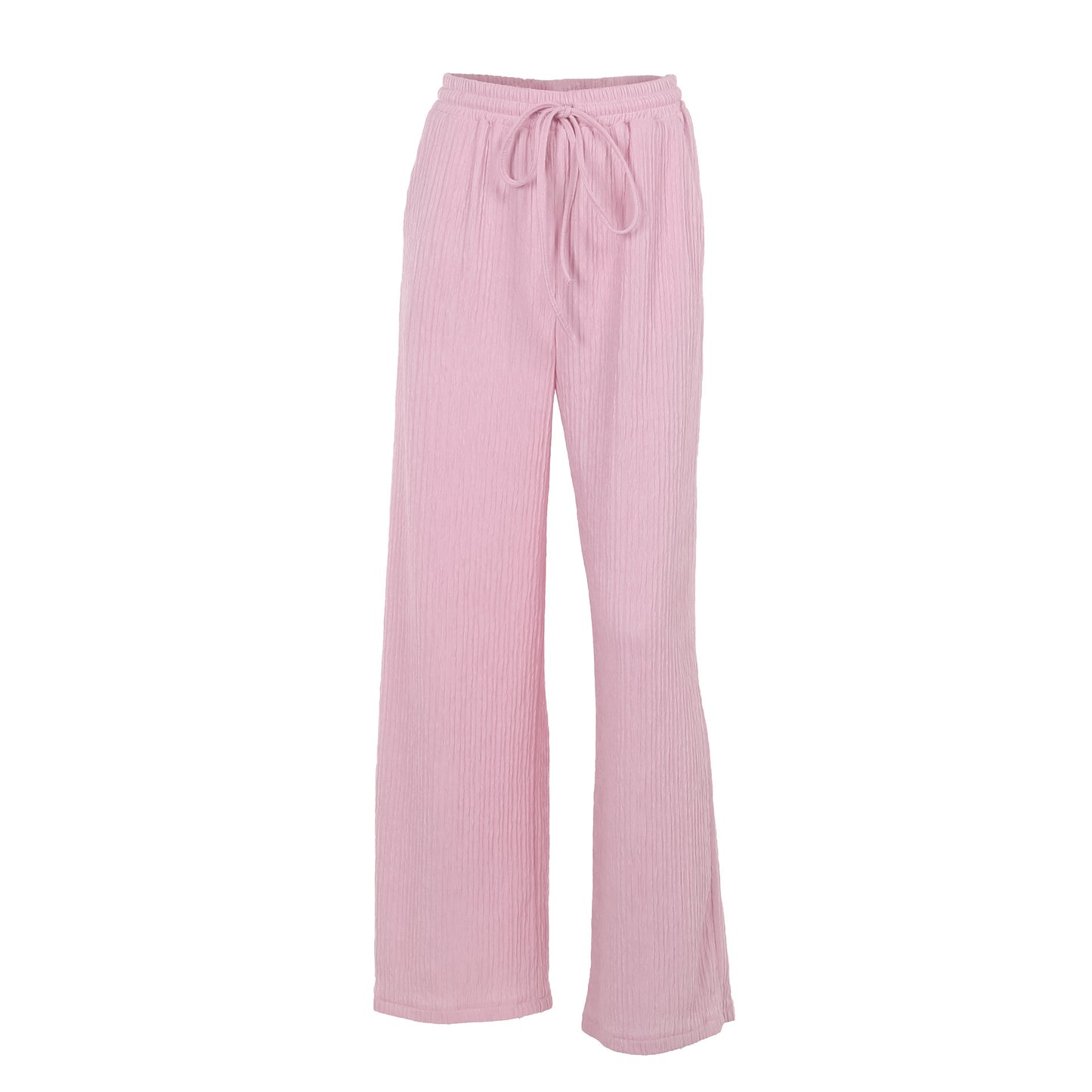 Kiss+United Simple Style Casual Drawstring Women Trousers