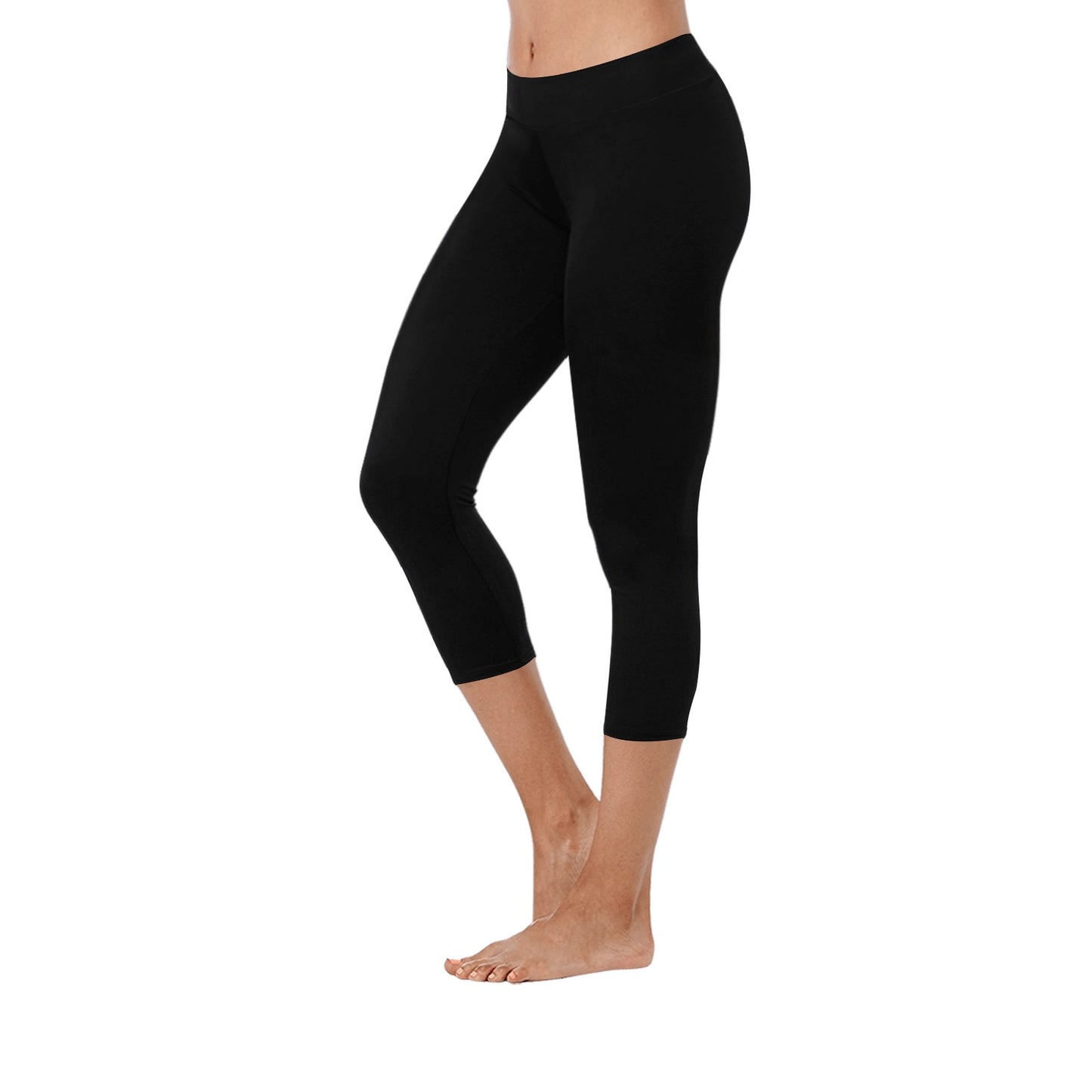Kiss+United Non-Logo Low Rise Capri Leggings Women's