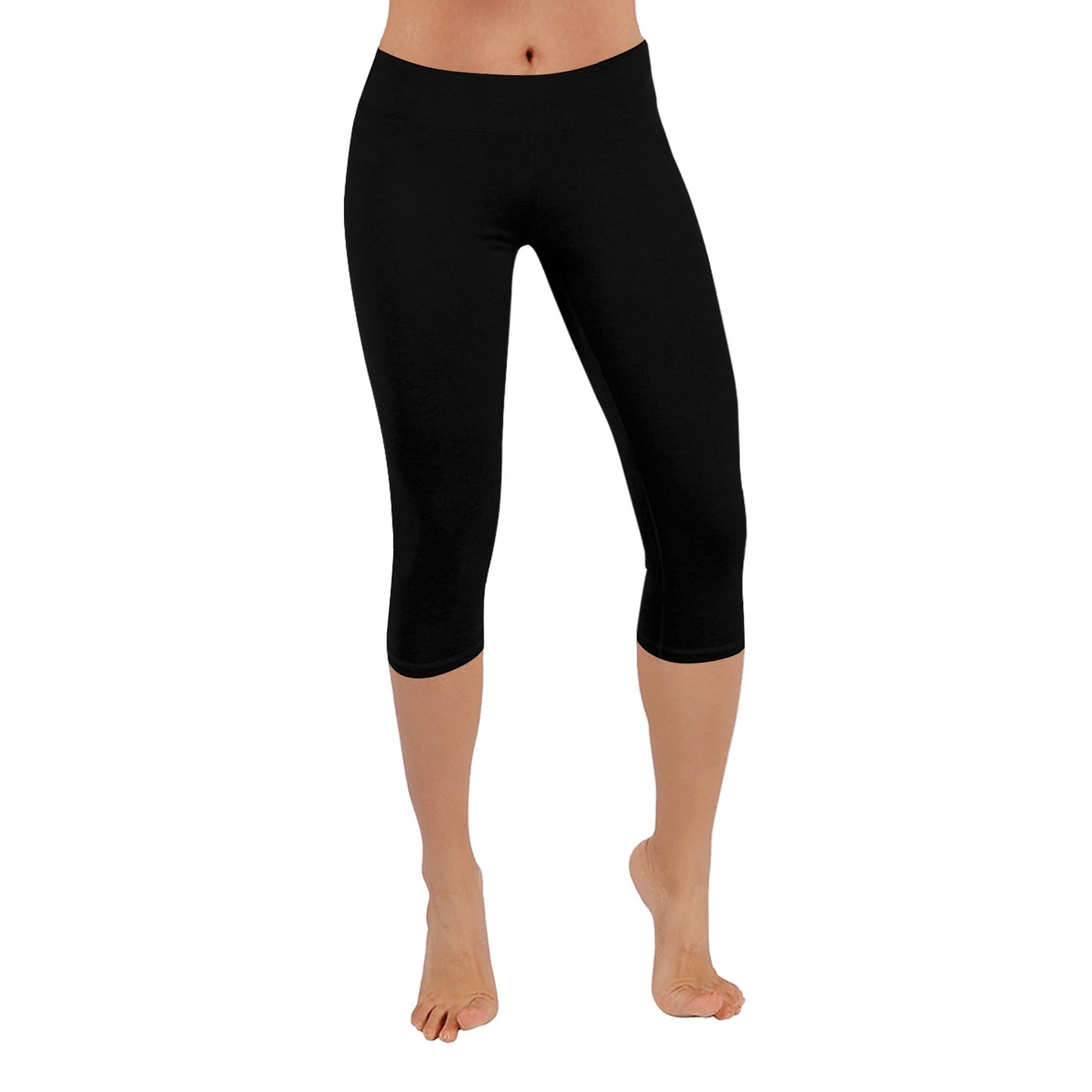 Kiss+United Non-Logo Low Rise Capri Leggings Women's