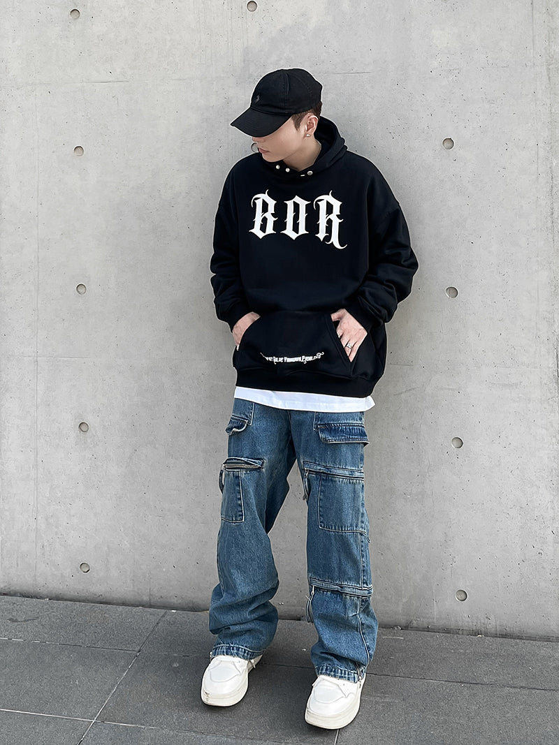 Kiss High Street Zip-up Cargo Jeans Guy