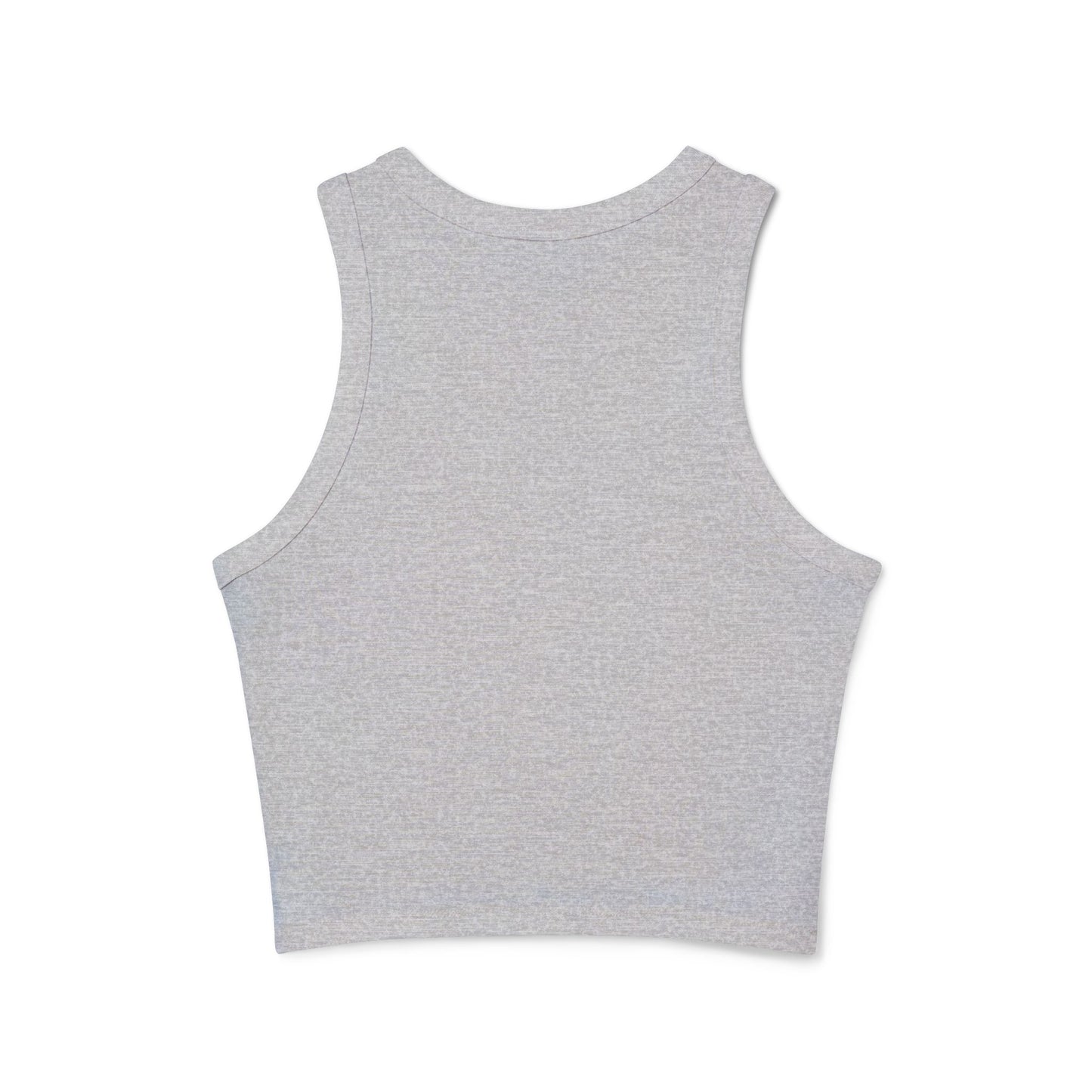 Kiss+United Faith White LG Women's Micro Rib Racer Tank Top
