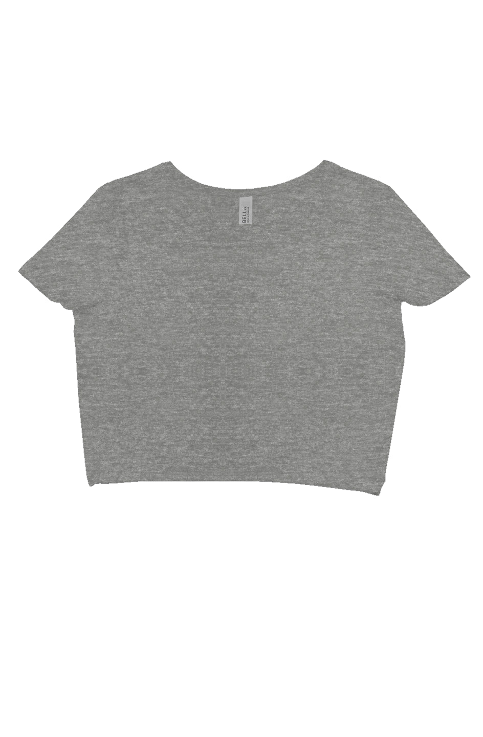 Kiss+United Plain Bigarti Heather Crop Top