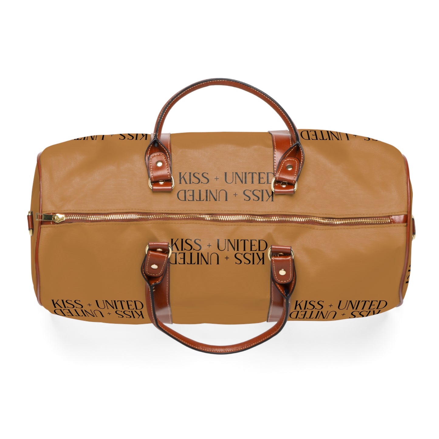 Kiss+United Wood Brown Waterproof Travel Bag