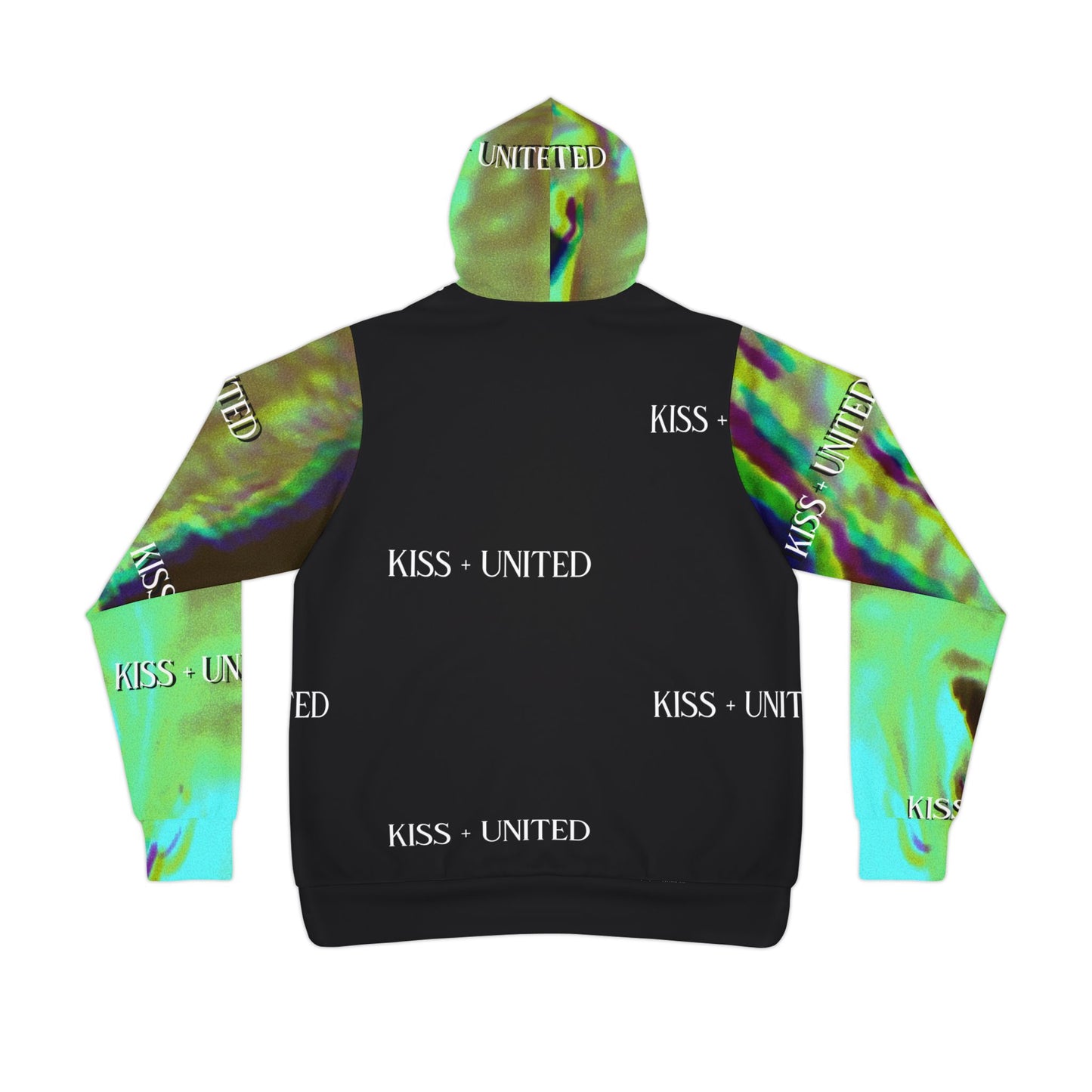 Kiss+United CARTI W0CKSTVR Athletic Hoodie (AOP)