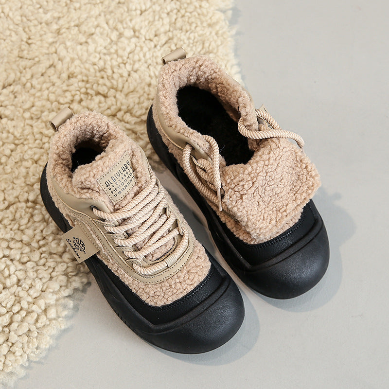 Kiss+United Sashion Fleece Women Skate Shoes