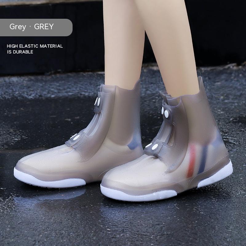 Kiss+United Water and Rainproof Color Matching Double-layer Sole Non-slip Wear-resistant Shoe Cover