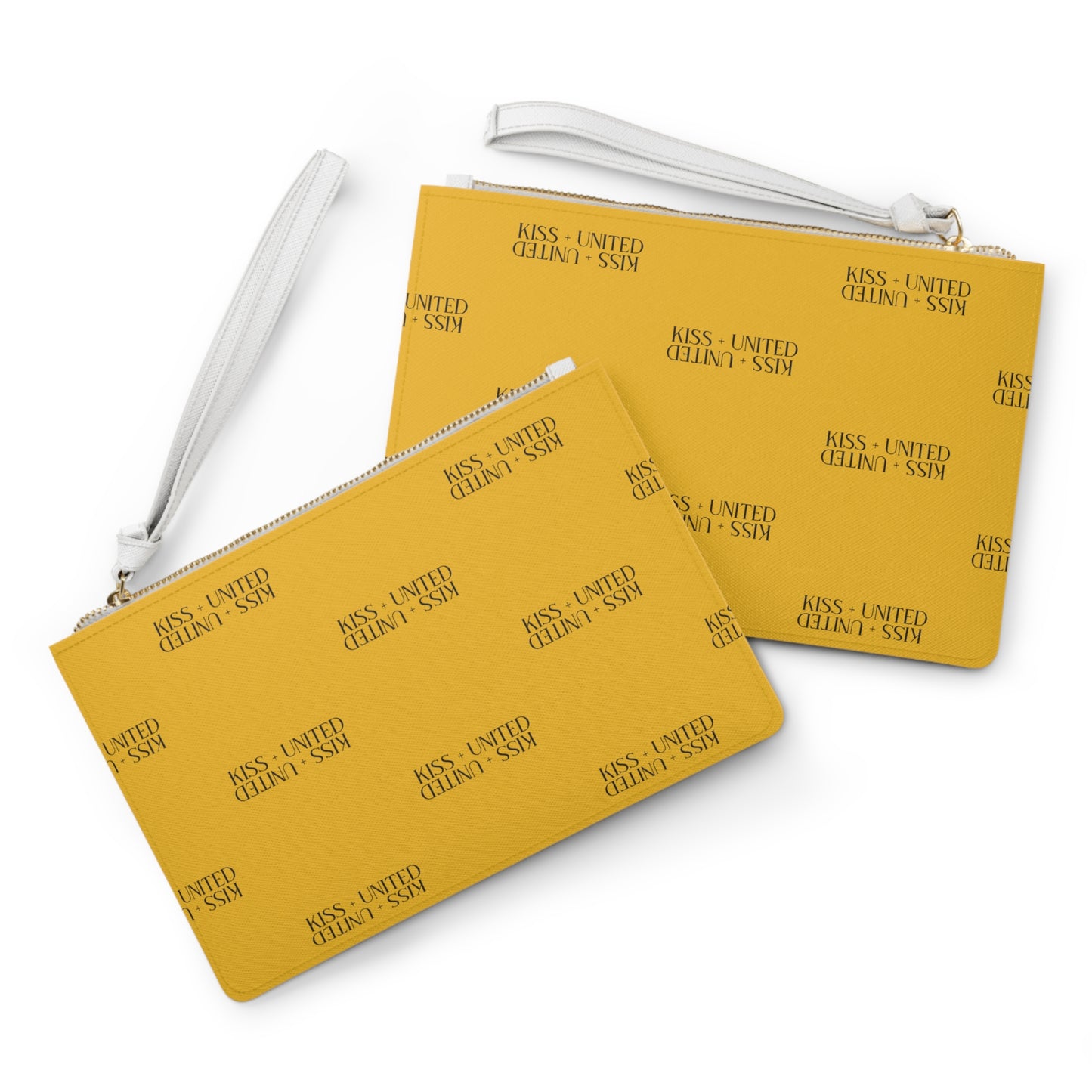 Kiss+United Golden Yellow Clutch Bag