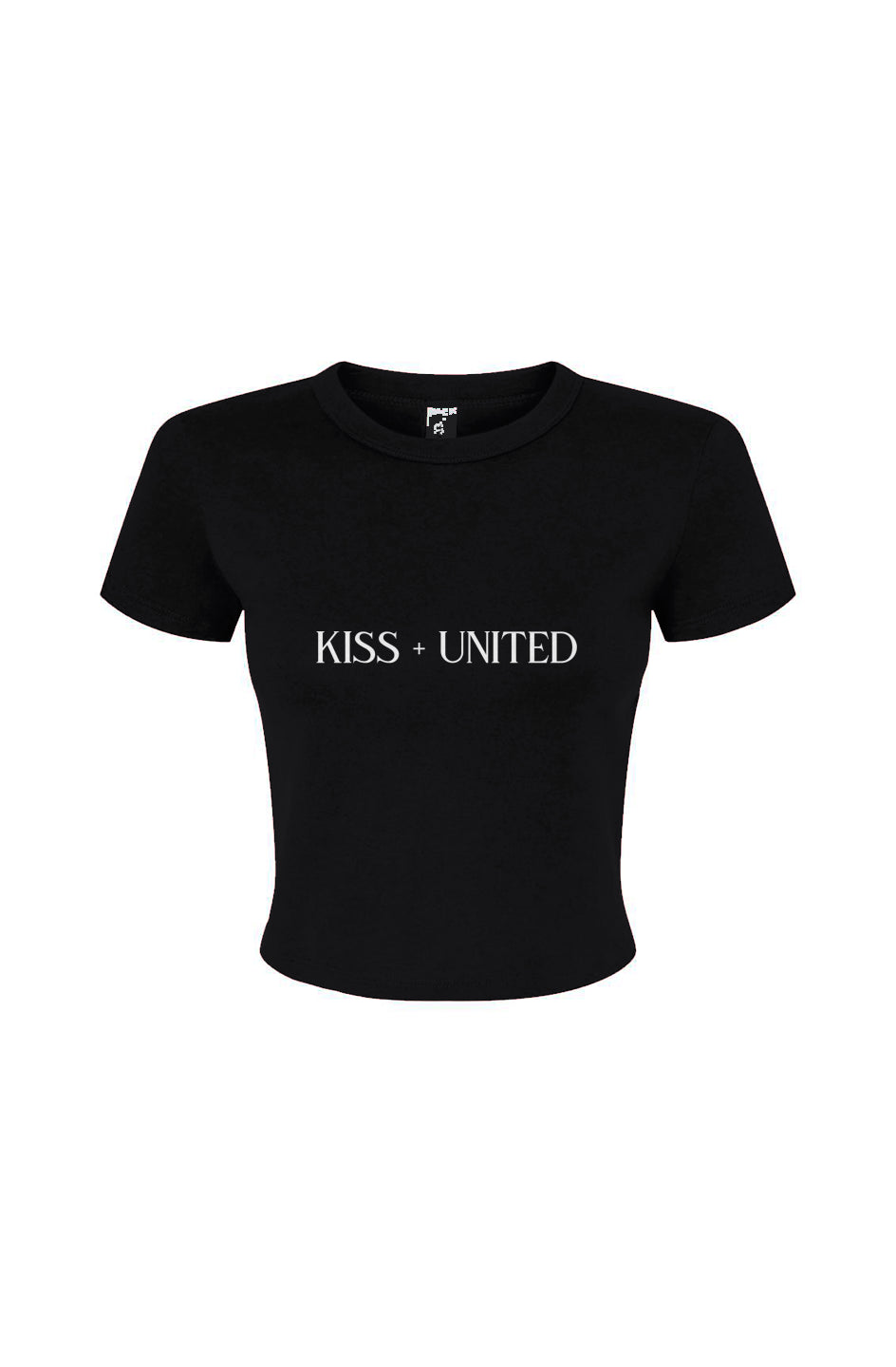 Kiss+United Black Baby Tee