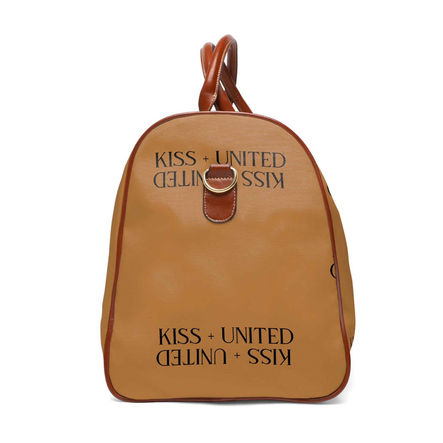 Kiss+United Wood Brown Waterproof Travel Bag