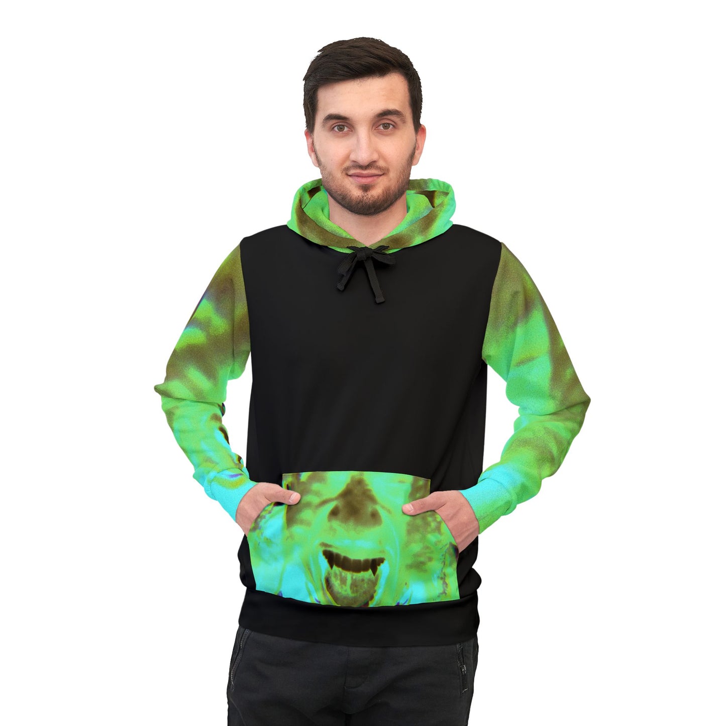 Kiss+United CARTI W0CKSTVR Athletic Hoodie (AOP) Plain