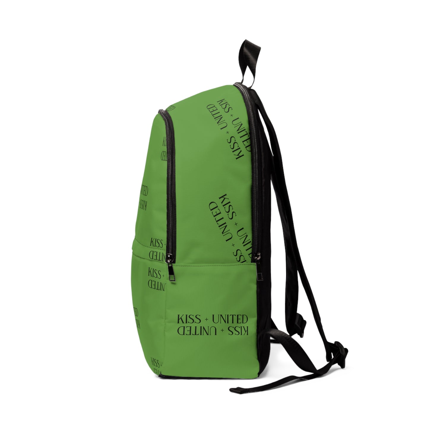 Kiss+United Unisex Fabric Back To School Backpack Slime Green
