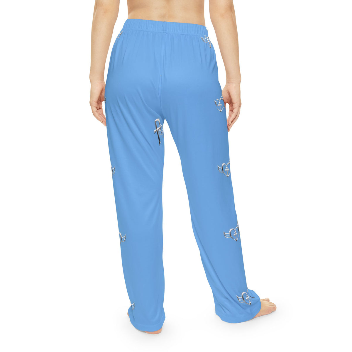 Kiss+United Women's Faith Pajama Pants Wash Blue (AOP)