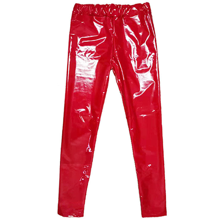 Kiss+United Leather PU Laser Mirror Pants