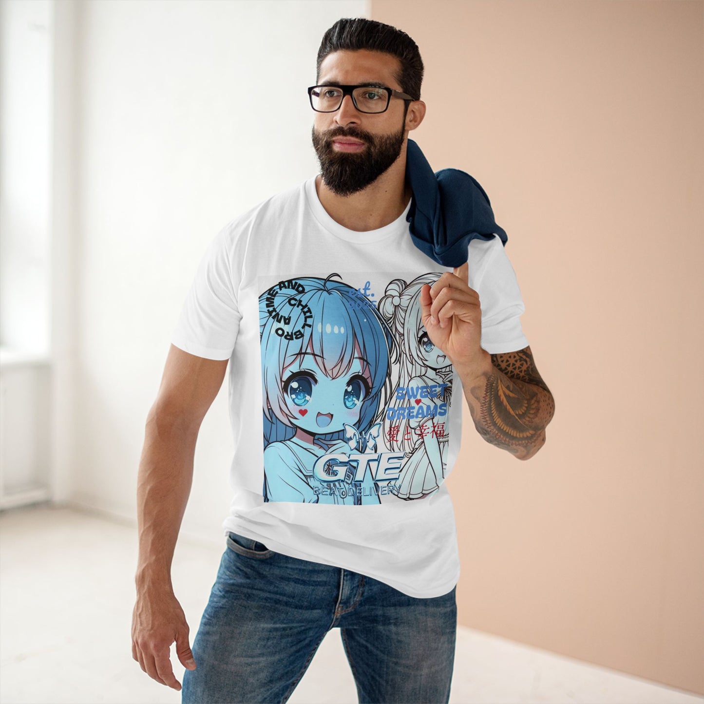 Kiss+United GTE Blue Angel Adult White Tee