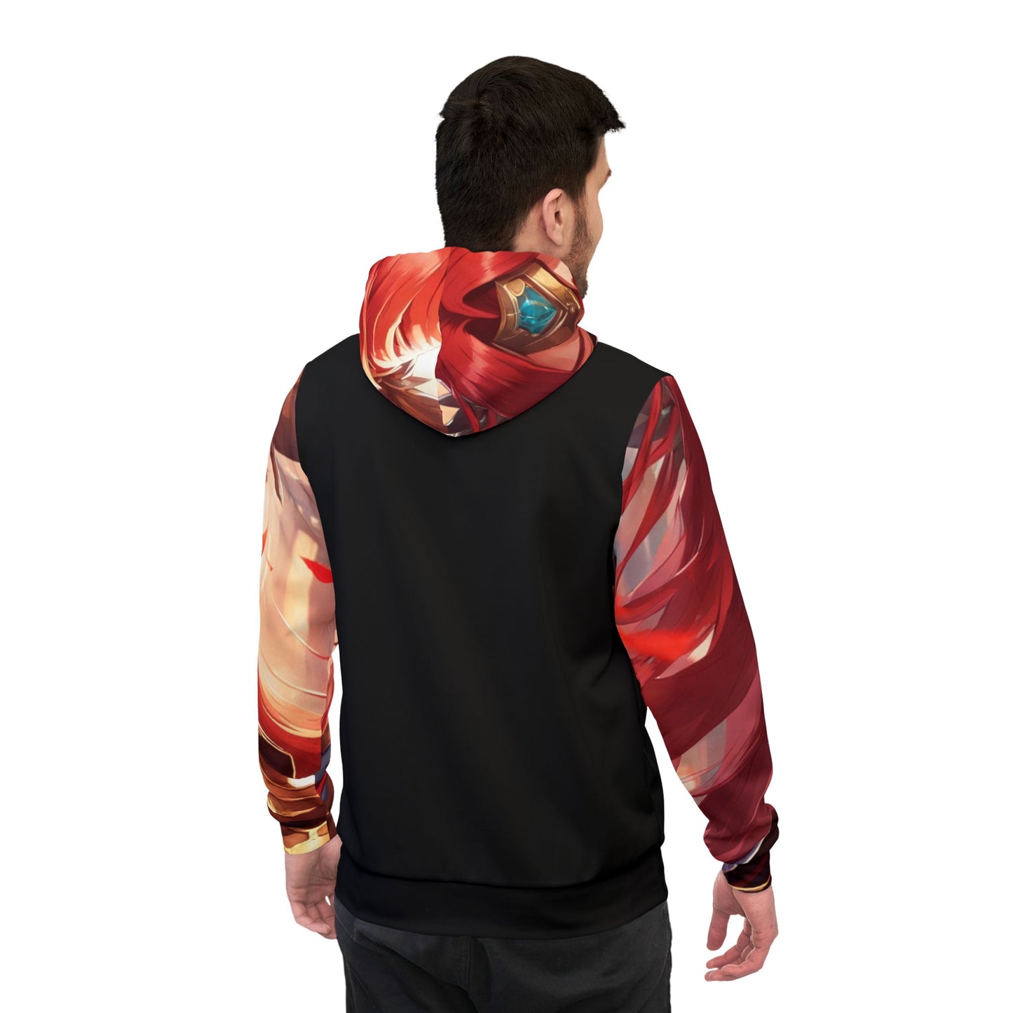 Kiss+United War God Fria Athletic Hoodie (AOP) Plain