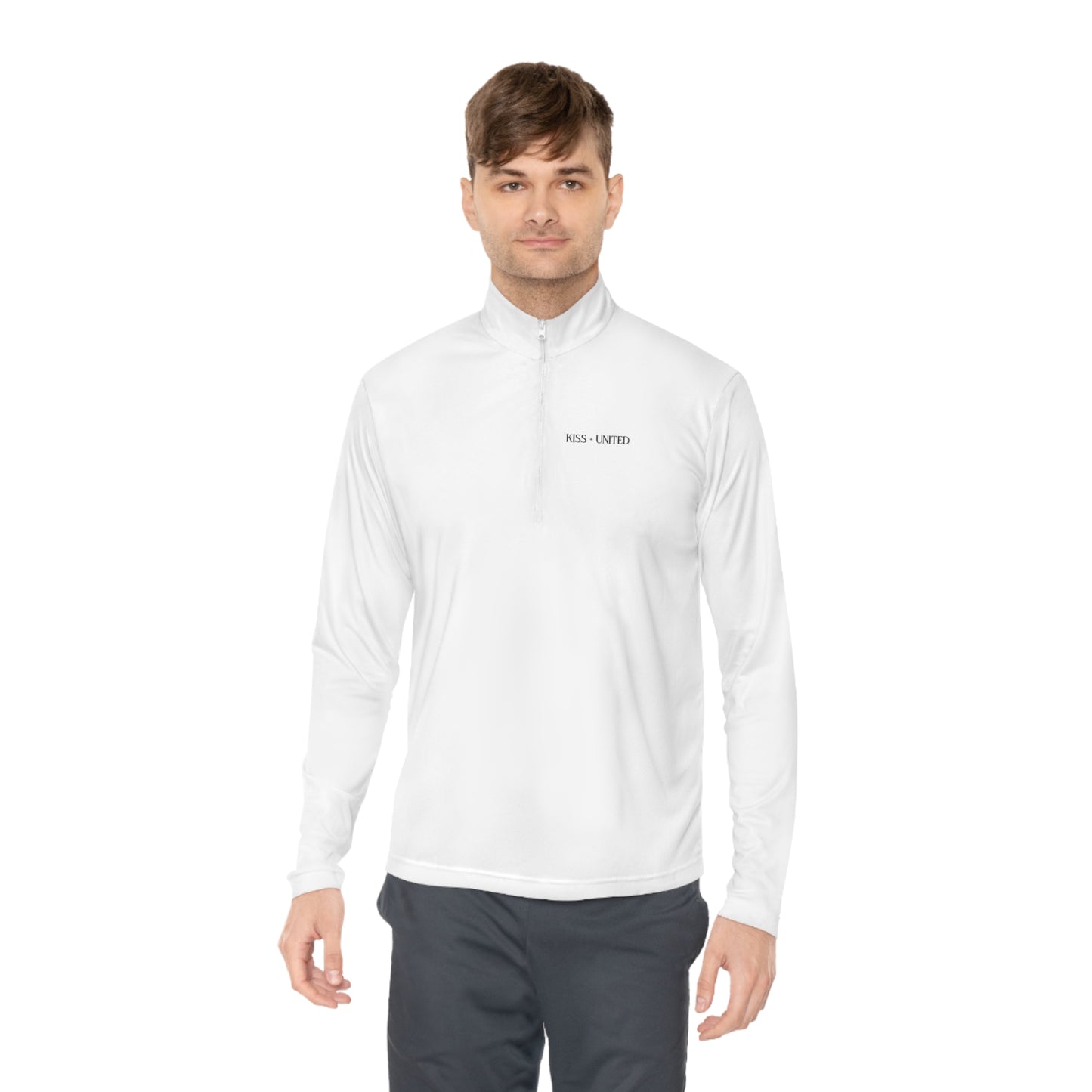 Kiss+United Unisex Quarter-Zip Pullover