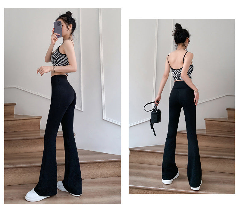 Kiss+United Shark Pants Black High Waist