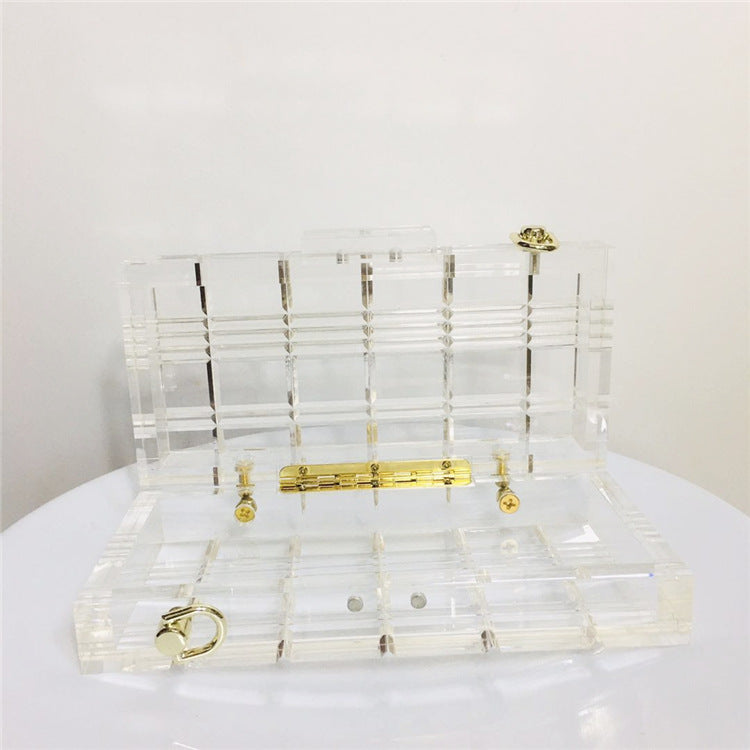 Kiss+United Transparent Acrylic Dress Bag-Case