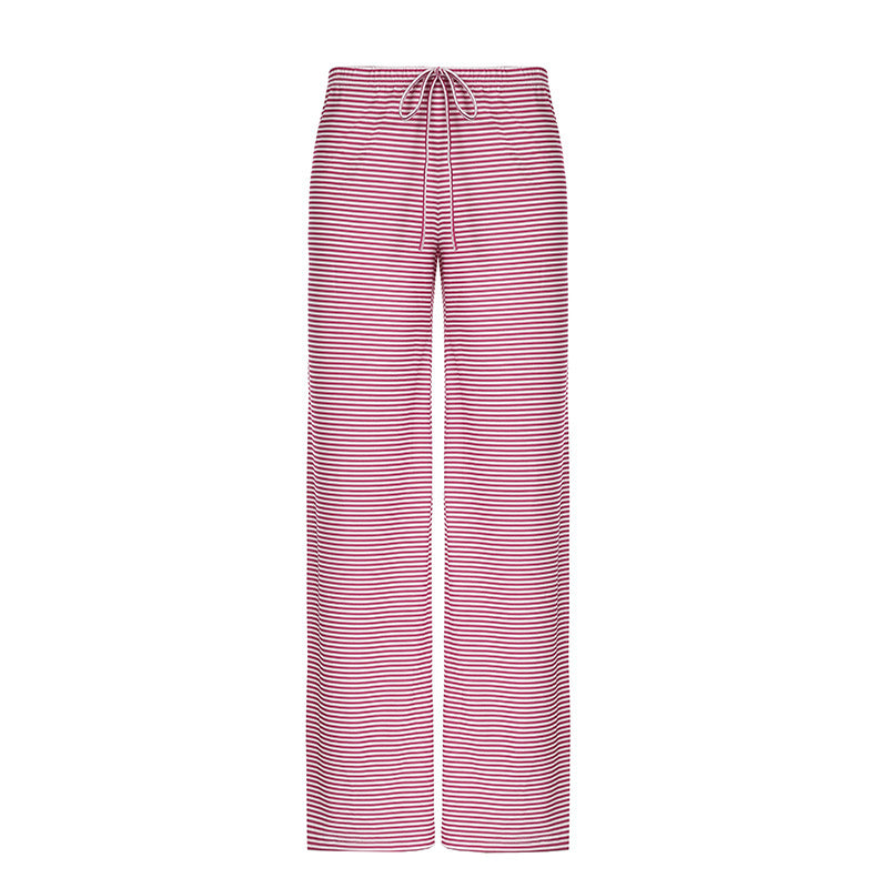Kiss+United Striped Print Trousers