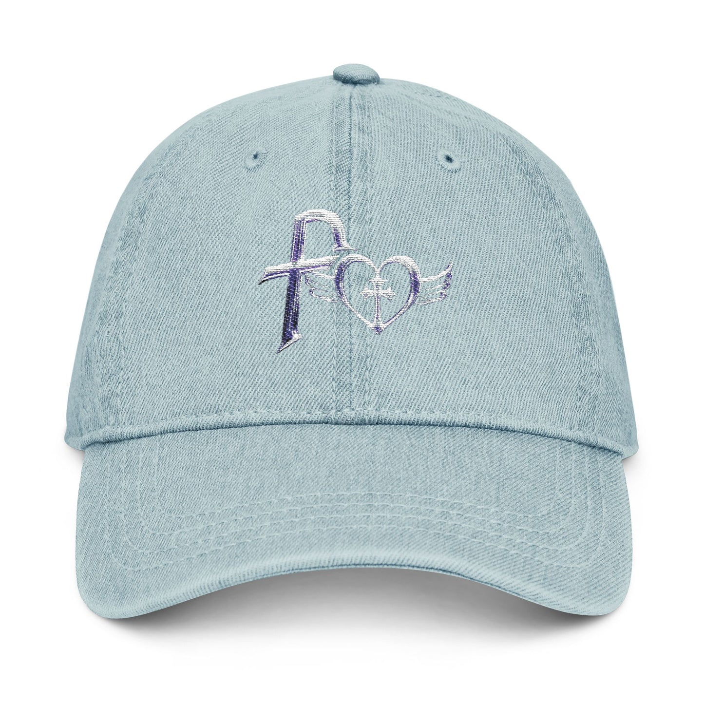Kiss+United Embroidered Faith Kiss Denim Hat (3 Color Variant)