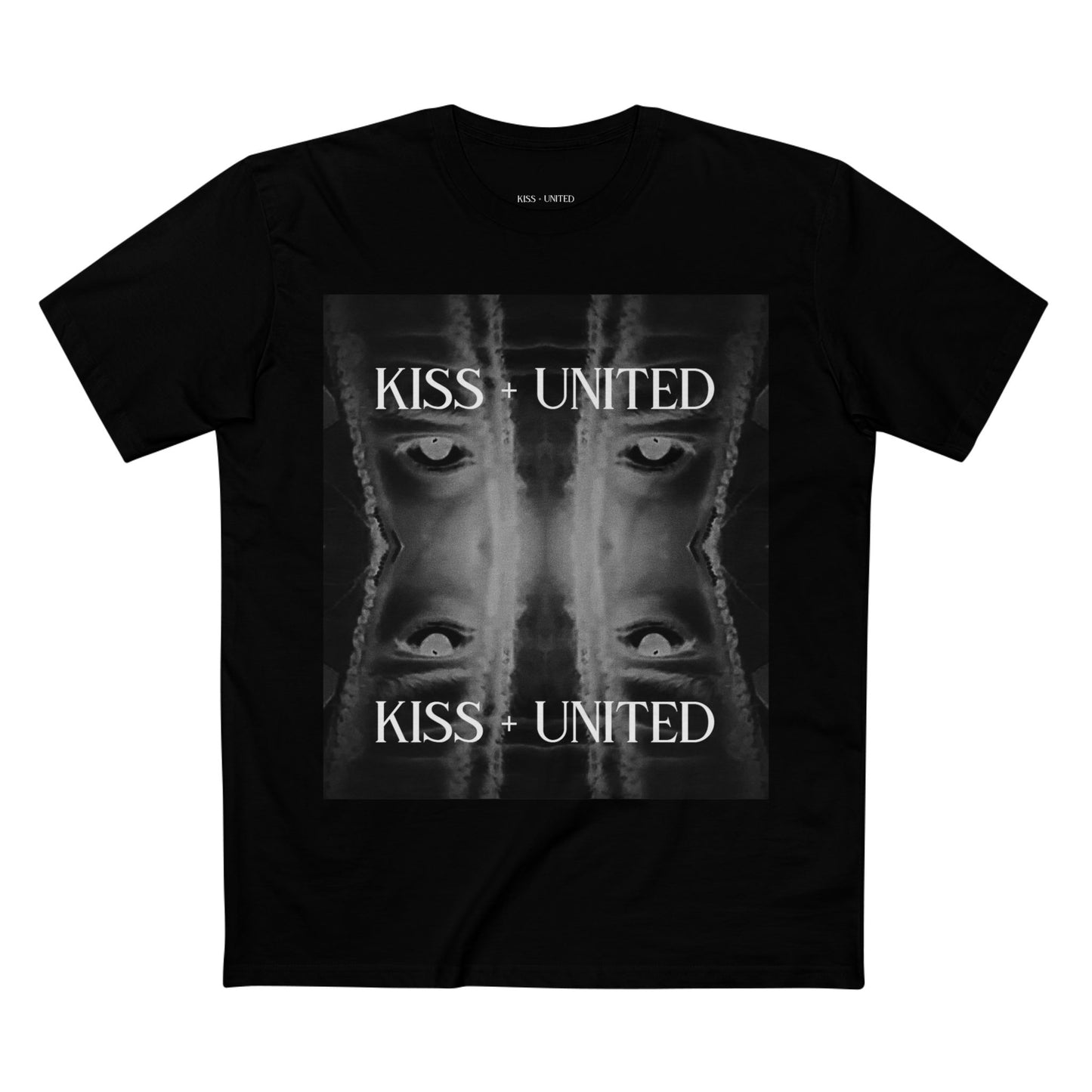 Kiss+United Mystic Black Adult Black Tee
