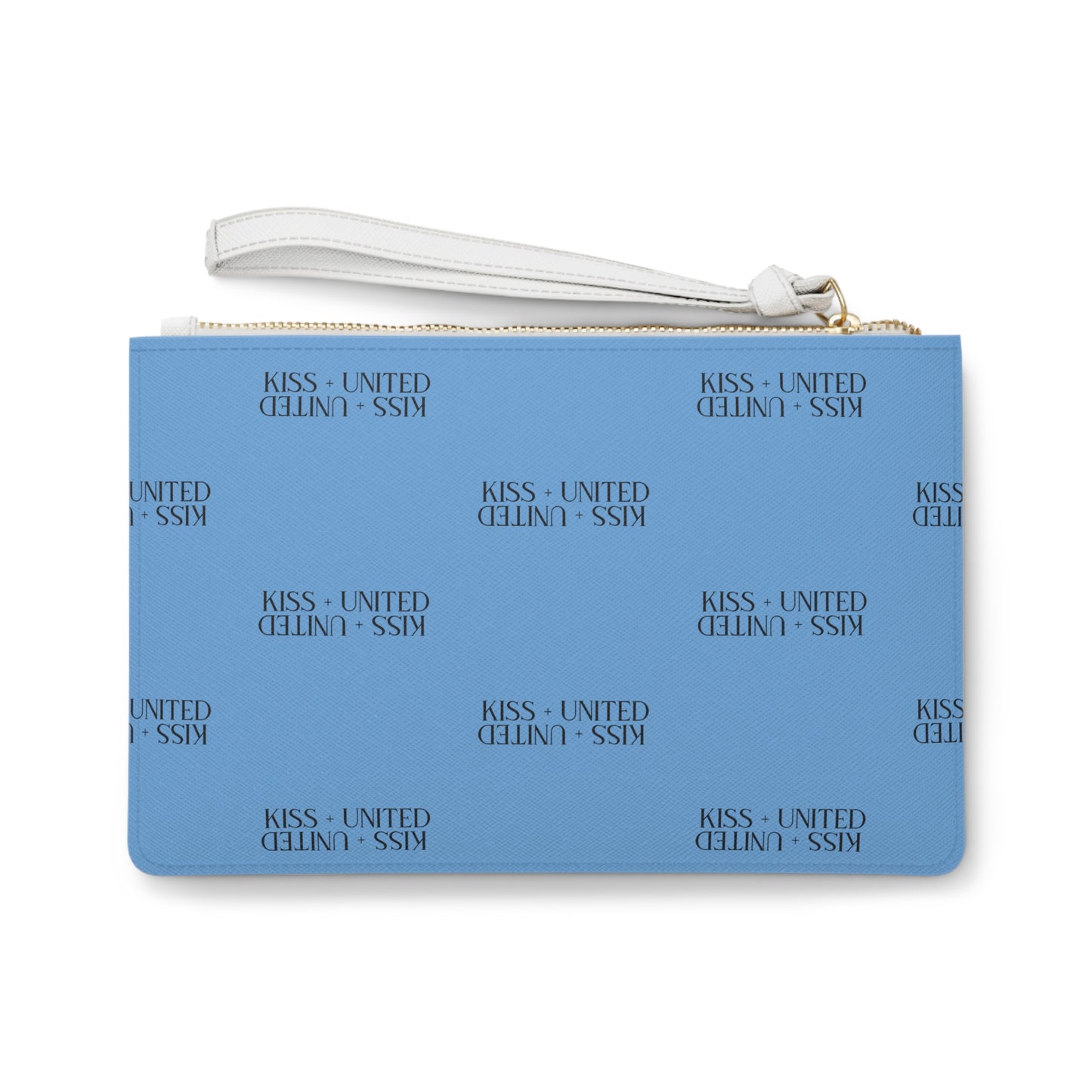 Kiss+United Wash Blue Clutch Bag