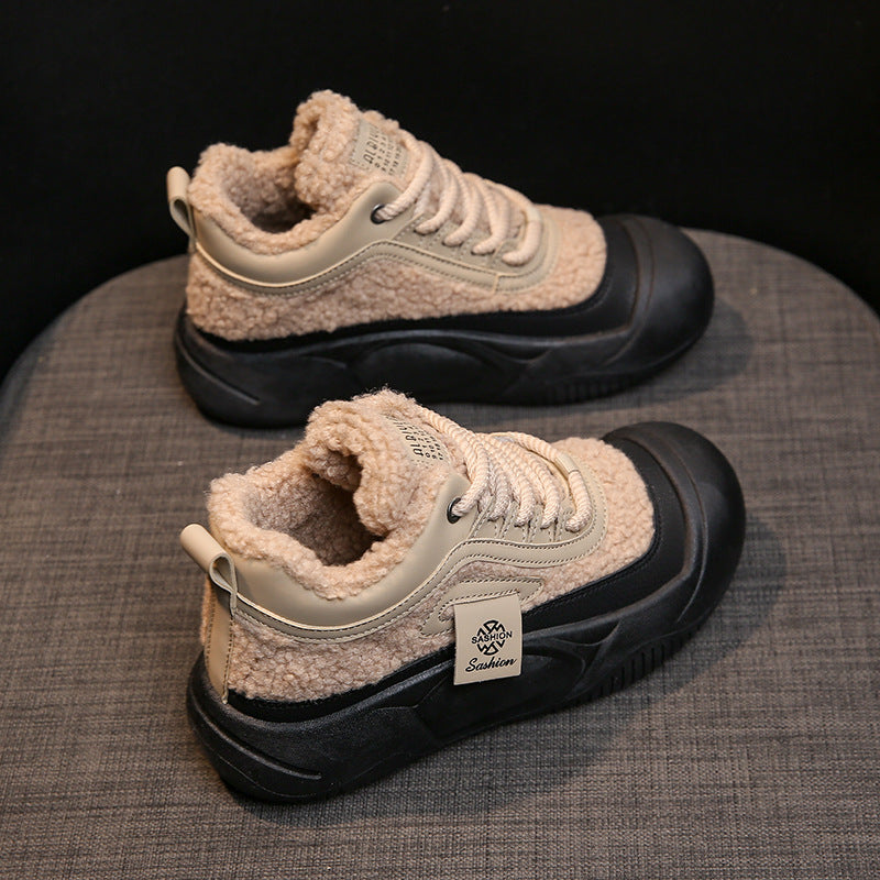 Kiss+United Sashion Fleece Women Skate Shoes
