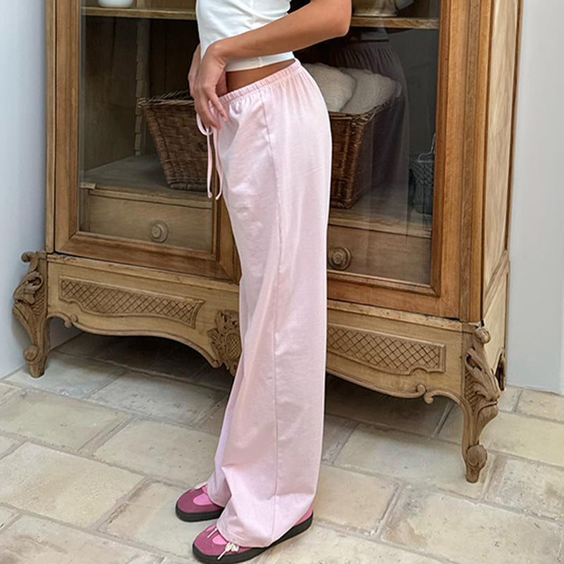 Kiss+United Striped Print Trousers