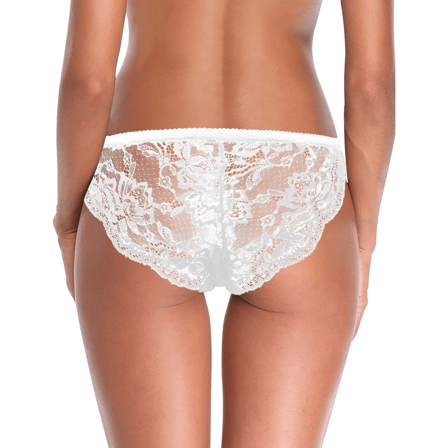 Kiss+United Lace Panty White Women's