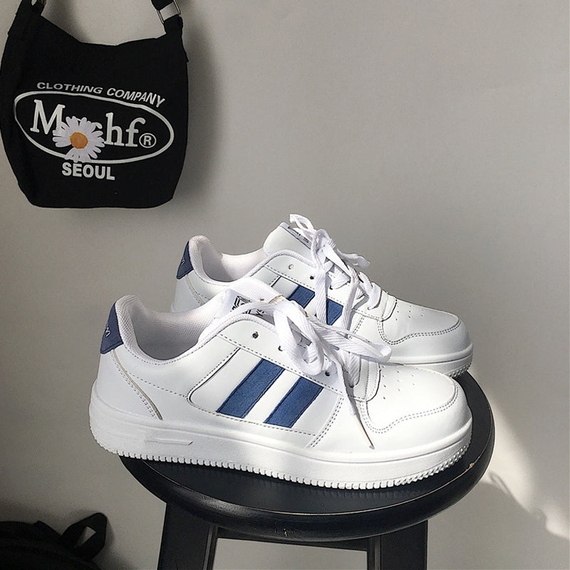 Kiss Heart Low Cut Small White Shoe Man