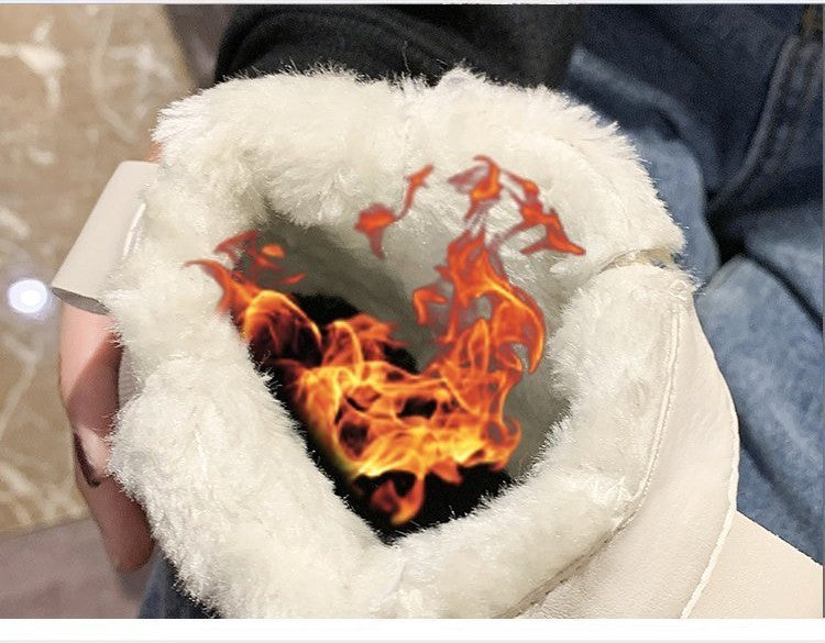 Kiss+United Kin British-style High-heeled Martin Boots Girl