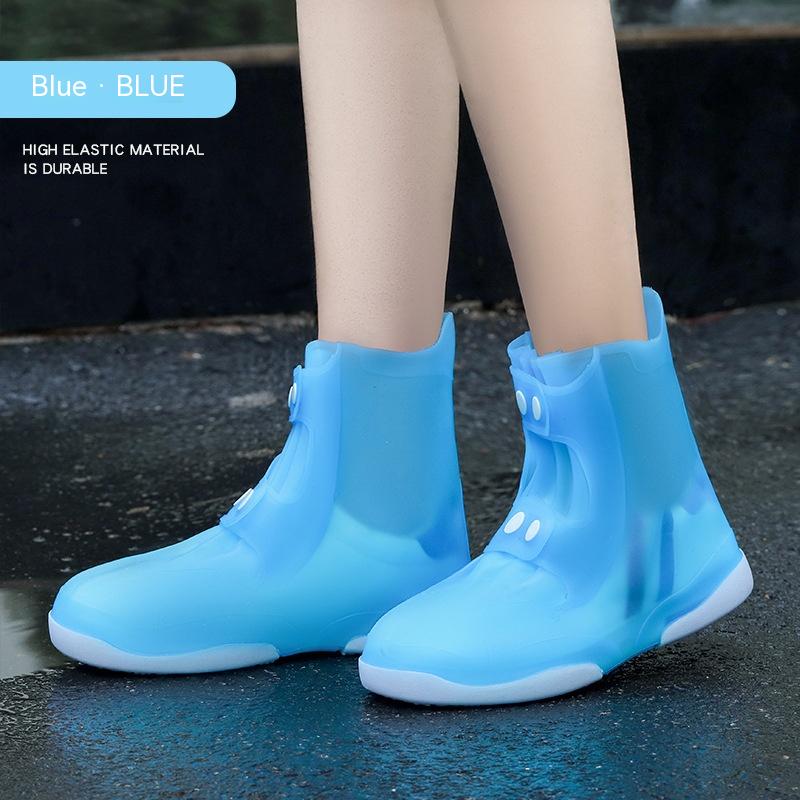 Kiss+United Water and Rainproof Color Matching Double-layer Sole Non-slip Wear-resistant Shoe Cover