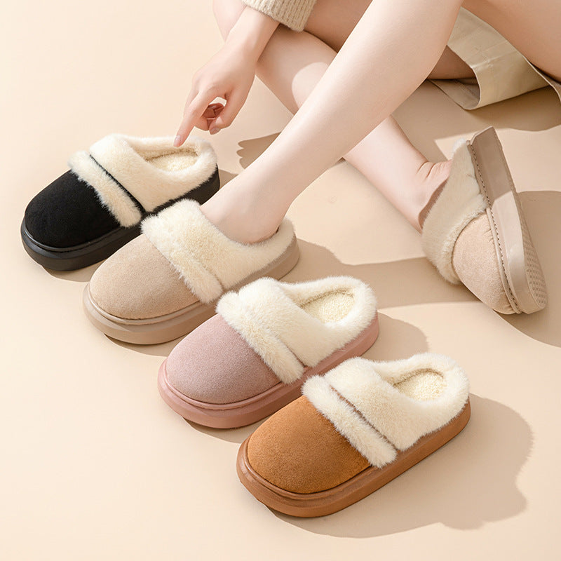 Kiss+United Women's Thick Indoor Slippers