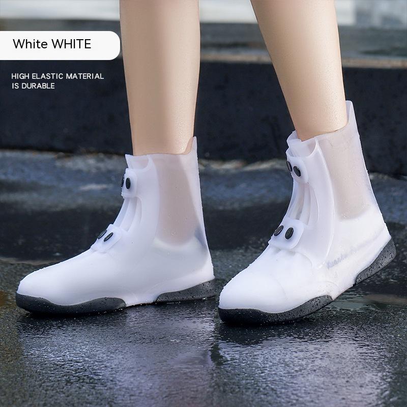 Kiss+United Water and Rainproof Color Matching Double-layer Sole Non-slip Wear-resistant Shoe Cover