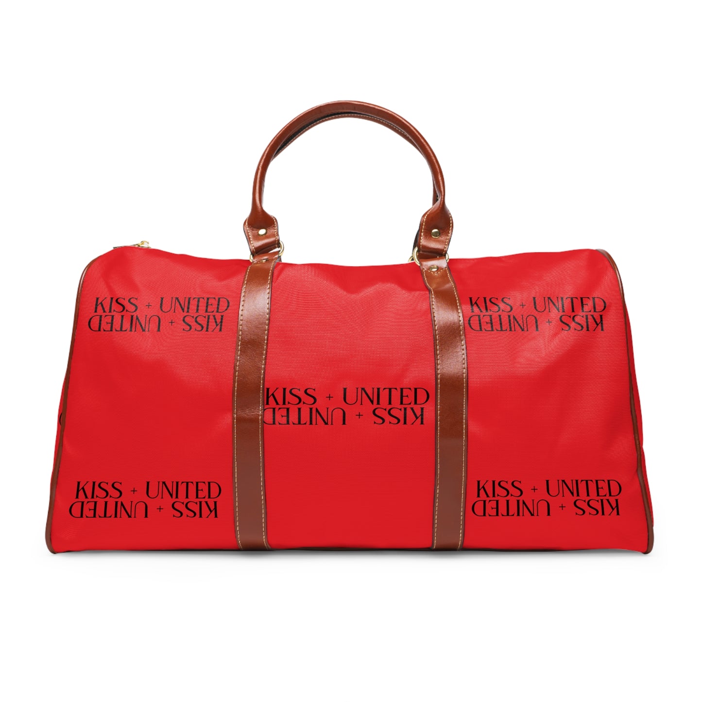 Kiss+United Dusk Red Waterproof Travel Bag