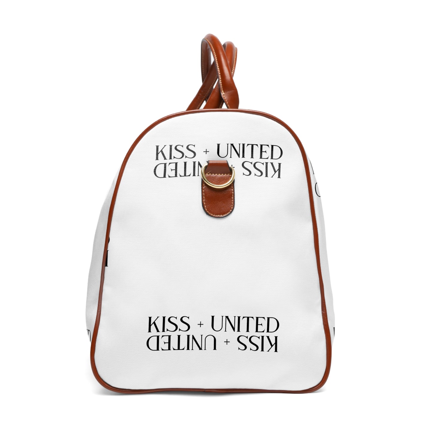 Kiss+United White Waterproof Travel Bag