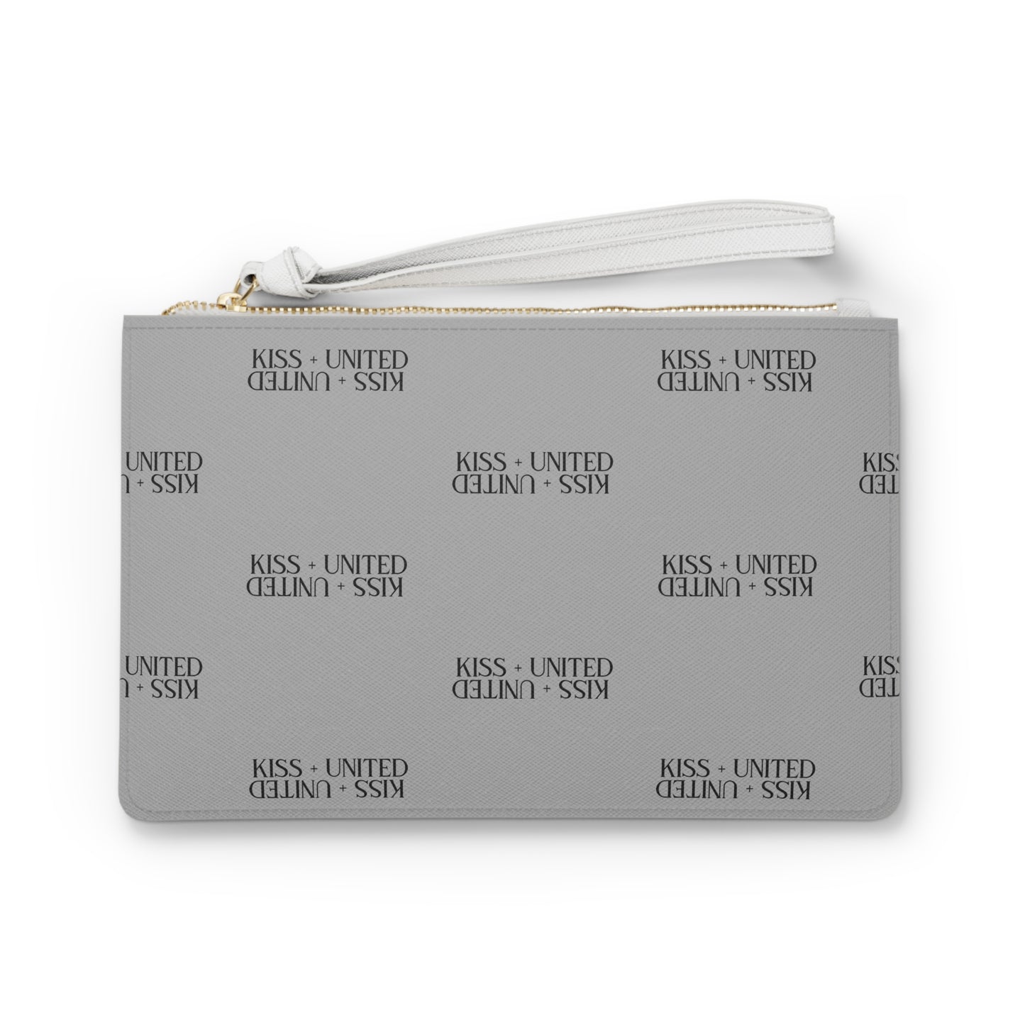 Kiss+United Moon Grey Clutch Bag