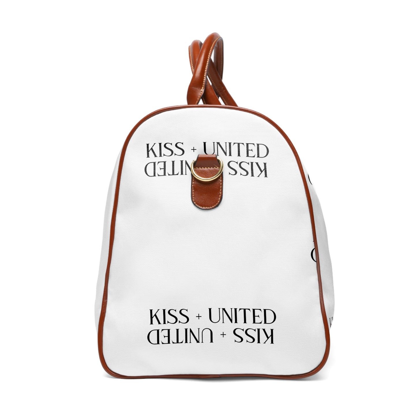 Kiss+United White Waterproof Travel Bag