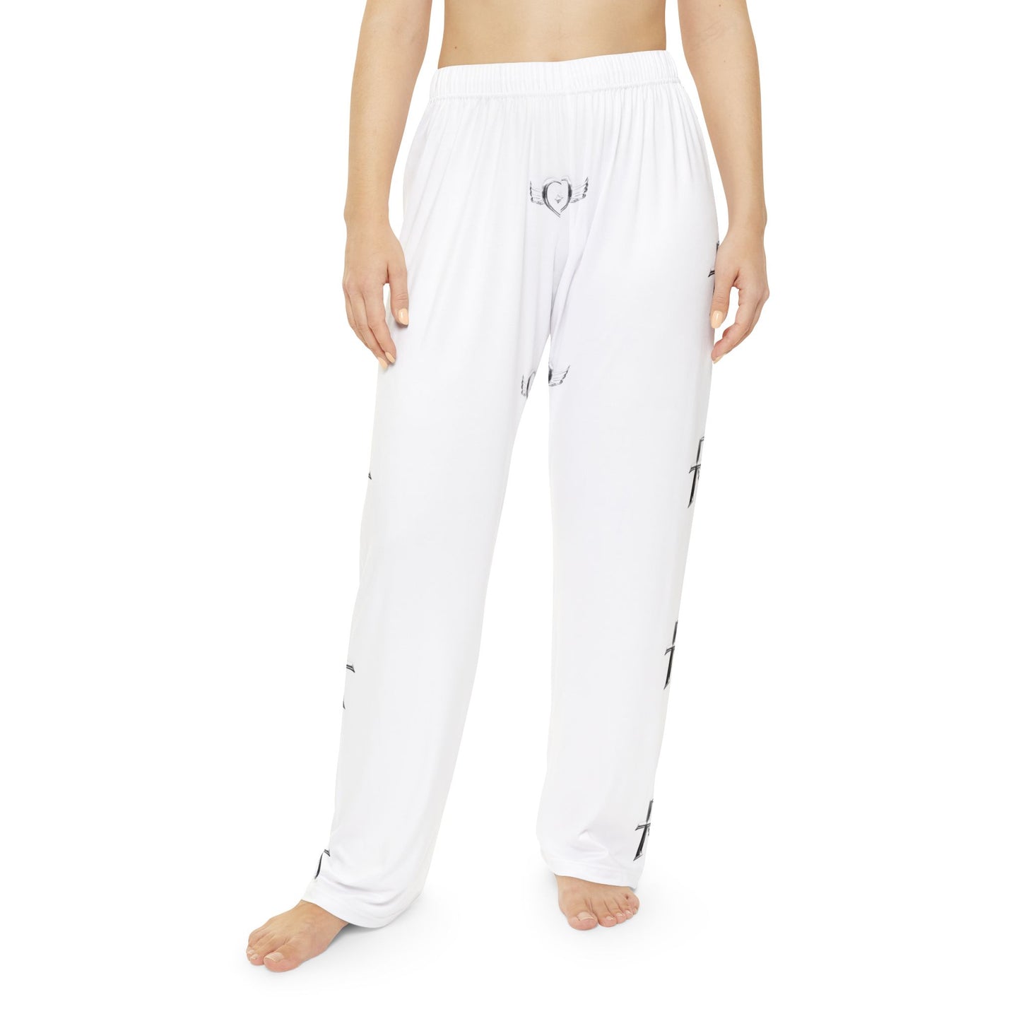 Kiss+United Women's Fukiyo Pajama Pants White (AOP)